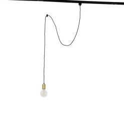 Hanglamp met rail ophanging goud - Iconic Cavalux
