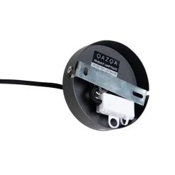 Hanglamp met velours kap blauw met goud 40 cm - Combi