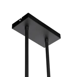 Hanglamp met velours kappen pauw met goud 20cm - Combi 3 Deluxe