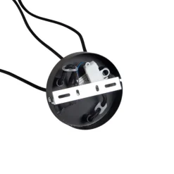 Hanglamp met velours kappen groen, geel en blauw - Cava