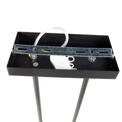 Hanglamp met velours kappen geel met goud 20cm - Combi 3 Deluxe