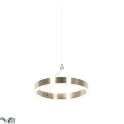 Hanglamp staal 30 cm incl. LED 3-staps dimbaar - Lyani