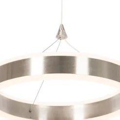 Hanglamp staal 30 cm incl. LED 3-staps dimbaar - Lyani