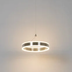 Hanglamp staal 30 cm incl. LED 3-staps dimbaar - Lyani