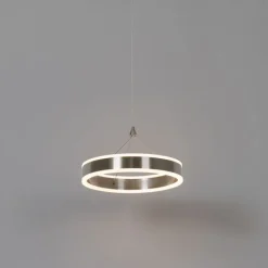 Hanglamp staal 30 cm incl. LED 3-staps dimbaar - Lyani