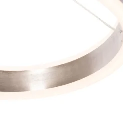 Hanglamp staal 30 cm incl. LED 3-staps dimbaar - Lyani