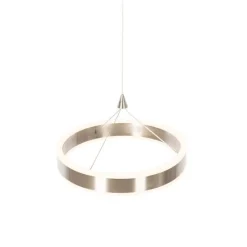 Hanglamp staal 30 cm incl. LED 3-staps dimbaar - Lyani