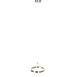 Hanglamp staal 30 cm incl. LED 3-staps dimbaar - Lyani