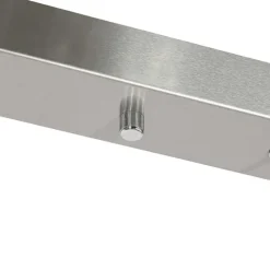 Hanglamp staal langwerpig incl. LED 3-staps dimbaar 3-lichts - Lyani