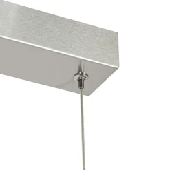 Hanglamp staal langwerpig incl. LED 3-staps dimbaar 3-lichts - Lyani