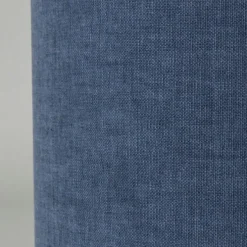 Hanglamp staal met kap 35 cm blauw verstelbaar - Blitz