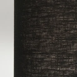 Hanglamp staal met kap 35 cm zwart verstelbaar - Blitz