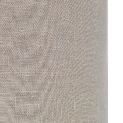 Hanglamp staal met kap 35 cm taupe verstelbaar 2-lichts - Blitz