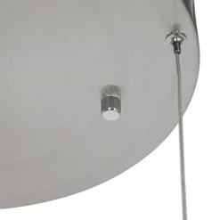 Hanglamp staal rond incl. LED 3-staps dimbaar 3-lichts - Lyani