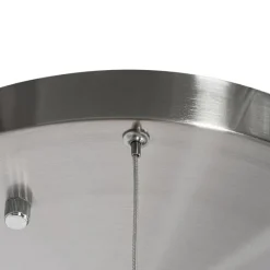 Hanglamp staal rond incl. LED 3-staps dimbaar 3-lichts - Lyani