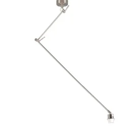 Hanglamp staal zonder kap verstelbaar - Blitz