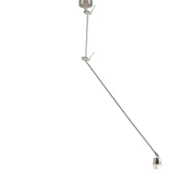 Hanglamp staal zonder kap verstelbaar - Blitz