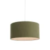 Hanglamp wit met groene kap 50 cm - Combi 1