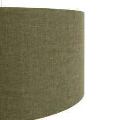 Hanglamp wit met groene kap 50 cm - Combi 1