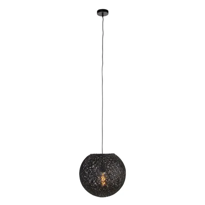 Hanglamp zwart 35 cm - Corda