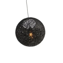Hanglamp zwart 35 cm - Corda