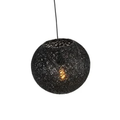 Hanglamp zwart 35 cm - Corda