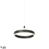 Hanglamp zwart 30 cm incl. LED 3-staps dimbaar - Lyani