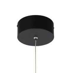 Hanglamp zwart 30 cm incl. LED 3-staps dimbaar - Lyani