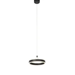 Hanglamp zwart 30 cm incl. LED 3-staps dimbaar - Lyani
