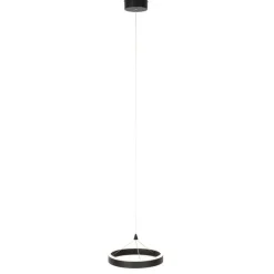 Hanglamp zwart 30 cm incl. LED 3-staps dimbaar - Lyani