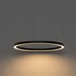 Hanglamp zwart 60 cm incl. LED 3-staps dimbaar - Girello
