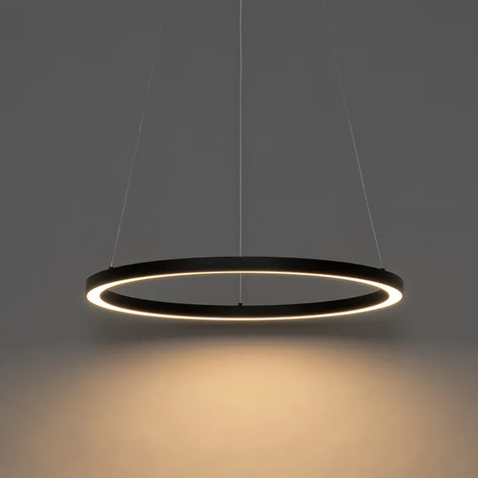 Hanglamp zwart 60 cm incl. LED 3-staps dimbaar - Girello
