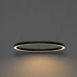 Hanglamp zwart 60 cm incl. LED 3-staps dimbaar - Girello