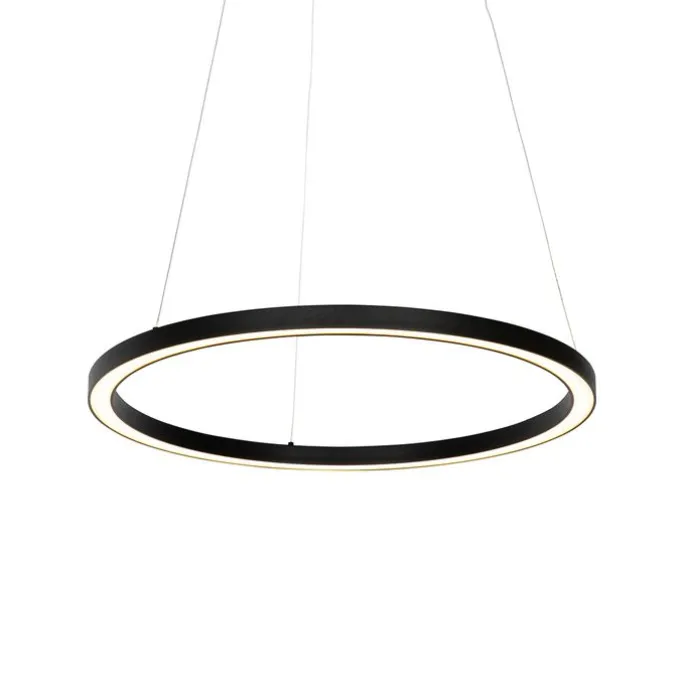 Hanglamp zwart 60 cm incl. LED 3-staps dimbaar - Girello