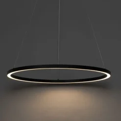 Hanglamp zwart 80 cm incl. LED 3-staps dimbaar - Girello