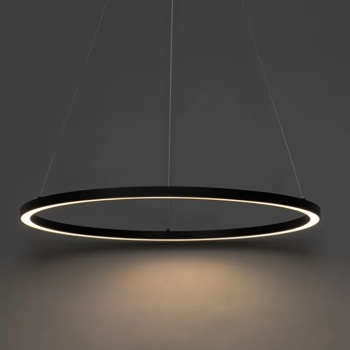 Hanglamp zwart 80 cm incl. LED 3-staps dimbaar - Girello