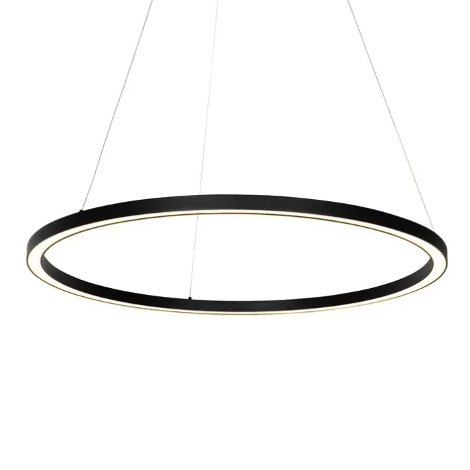 Hanglamp zwart 80 cm incl. LED 3-staps dimbaar - Girello