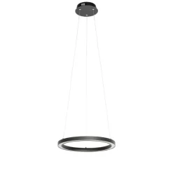 Hanglamp zwart 40cm incl. LED 3-staps dimbaar - Girello