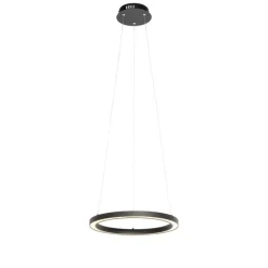 Hanglamp zwart 40cm incl. LED 3-staps dimbaar - Girello