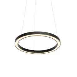 Hanglamp zwart 40cm incl. LED 3-staps dimbaar - Girello