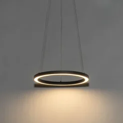 Hanglamp zwart 40cm incl. LED 3-staps dimbaar - Girello