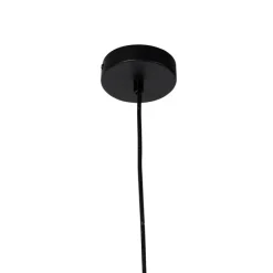 Hanglamp zwart dimbaar incl. LED goud dimbaar - Cava Luxe