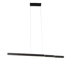 Hanglamp zwart incl. LED dimbaar in kelvin verstelbaar - Yipke