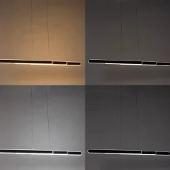 Hanglamp zwart incl. LED dimbaar in kelvin verstelbaar - Yipke