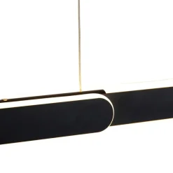 Hanglamp zwart incl. LED dimbaar in kelvin verstelbaar - Yipke