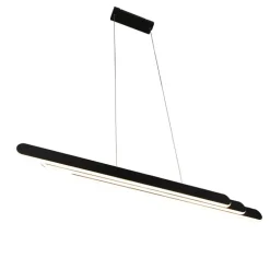 Hanglamp zwart incl. LED dimbaar in kelvin verstelbaar - Yipke