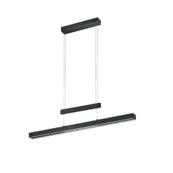 Hanglamp zwart incl. LED 3-staps dimbaar 3-lichts - Sofie