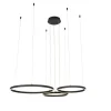 Hanglamp zwart incl. LED 3-staps dimbaar 3-lichts - Anello