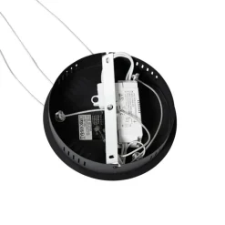 Hanglamp zwart incl. LED 3-staps dimbaar 3-lichts - Anello