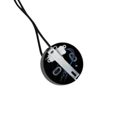 Hanglamp zwart 2-lichts incl. LED spiegel goud dimmable - Cava